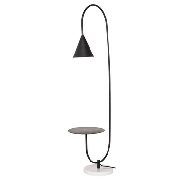 Arnold Floor Lamp with Table | Nuevo at Lightology Arnold Floor Lamp with Table