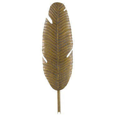 Tropical Leaf Wall Sconce | Currey and Company at Lightology Tropical Leaf Wall Sconce