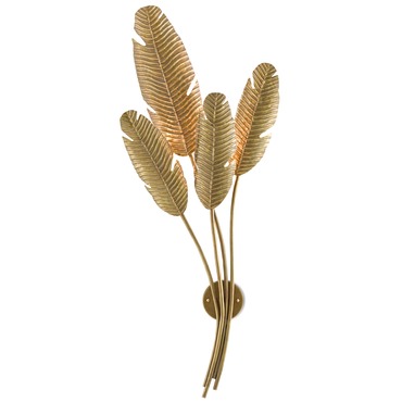 Tropical Wall Sconce | Currey and Company at Lightology Tropical Wall Sconce