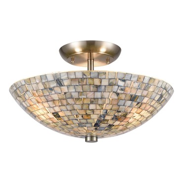 Capri Semi Flush Ceiling Light