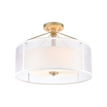 Diffusion Semi Flush Ceiling Light | Elk Home at Lightology Diffusion Semi Flush Ceiling Light