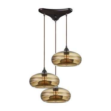 Hazelton Multi Light Pendant | Elk Home at Lightology Hazelton Multi Light Pendant