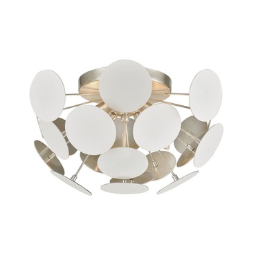 Modish Semi Flush Ceiling Light | Elk Home at Lightology Modish Semi Flush Ceiling Light