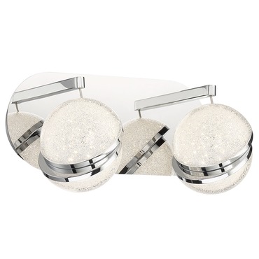 Silver Slice Bathroom Vanity Light | George Kovacs at Lightology Silver Slice Bathroom Vanity Light