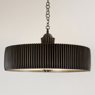 Crimp Chandelier | Global Views at Lightology Crimp Chandelier