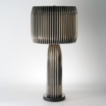 Crimp Table Lamp | Global Views at Lightology Crimp Table Lamp