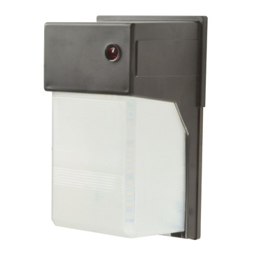Outdoor Rectangular Security Wall Light with Photocell