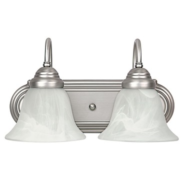 Vintage Matte Nickel Bathroom Vanity Light