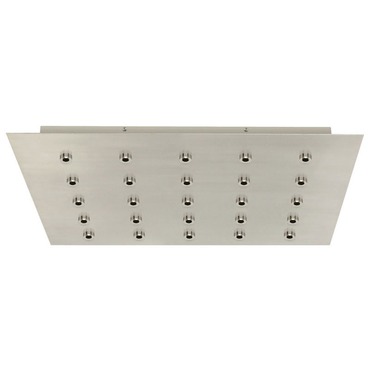 Multiport Square 25-Light Line Voltage Canopy | Stone Lighting at Lightology Multiport Square 25-Light Line Voltage Canopy