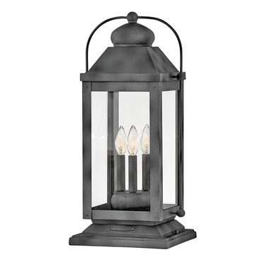 Anchorage 120V Outdoor Pier Mount Lantern | Hinkley Lighting at Lightology Anchorage 120V Outdoor Pier Mount Lantern