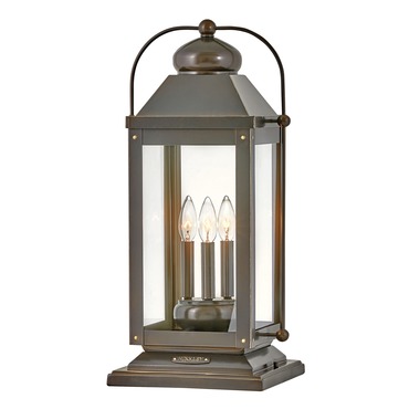 Anchorage 120V Outdoor Pier Mount Lantern | Hinkley Lighting at Lightology Anchorage 120V Outdoor Pier Mount Lantern