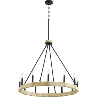 Alpine Chandelier | Quorum at Lightology Alpine Chandelier