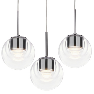 Dew Round Multi Light Pendant | kdln at Lightology Dew Round Multi Light Pendant