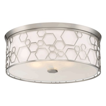 Hexagon Bubbles Ceiling Light Fixture | Minka Lavery at Lightology Hexagon Bubbles Ceiling Light Fixture