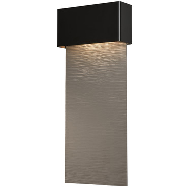 Stratum Tall Outdoor Wall Sconce | Hubbardton Forge at Lightology Stratum Tall Outdoor Wall Sconce