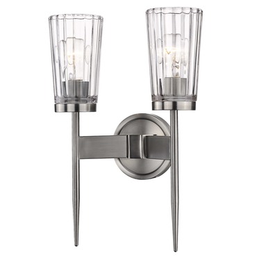 Flair Double Wall Sconce | Z-Lite at Lightology Flair Double Wall Sconce