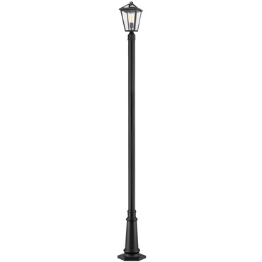 Talbot Post Light with Large Tapered Base | Z-Lite at Lightology Talbot Post Light with Large Tapered Base