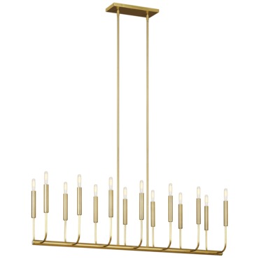 Brianna Linear Chandelier | Visual Comfort Studio at Lightology Brianna Linear Chandelier