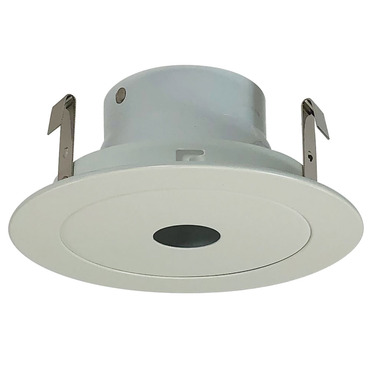 NL Series 4IN Round Metal Trim with 1IN Pinhole Aperture