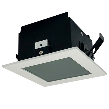 NSPEC 4IN SQ Flat Lens Reflector Trim | Nora Lighting at Lightology NSPEC 4IN SQ Flat Lens Reflector Trim