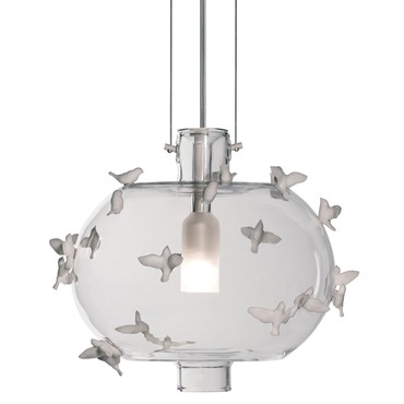 Freeze Frame Birds Pendant | Lladro at Lightology Freeze Frame Birds Pendant