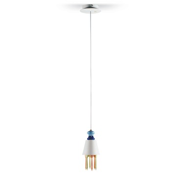 Belle De Nuit Lithopane Pendant | Lladro at Lightology Belle De Nuit Lithopane Pendant