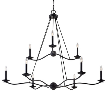 Sawyer Two Tier Chandelier | Troy Lighting at Lightology Sawyer Two Tier Chandelier