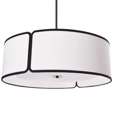 Notched Drum Pendant | Dainolite at Lightology Notched Drum Pendant