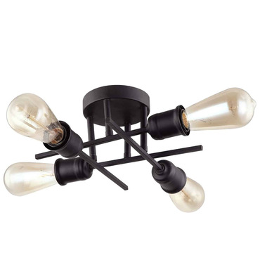 Nebraska Semi Flush Ceiling Light | Dainolite at Lightology Nebraska Semi Flush Ceiling Light