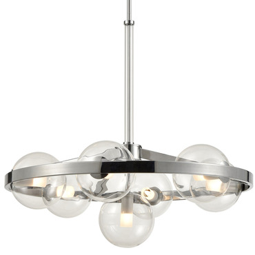 Courcelette Ring Chandelier | DVI Lighting at Lightology Courcelette Ring Chandelier