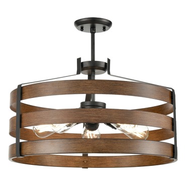 Fort Garry Pendant / Semi Flush Ceiling Light | DVI Lighting at Lightology Fort Garry Pendant / Semi Flush Ceiling Light