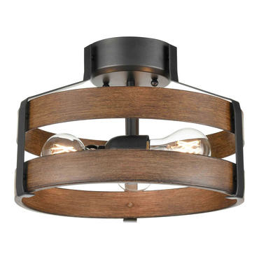 Fort Garry Semi Flush Ceiling Light | DVI Lighting at Lightology Fort Garry Semi Flush Ceiling Light