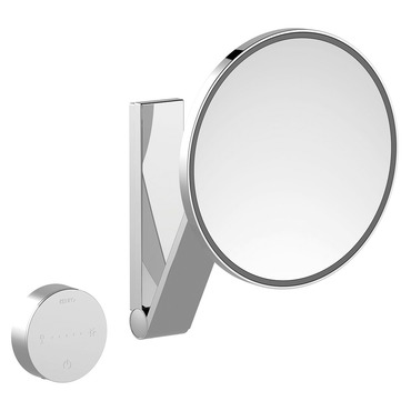 ilook Move 52 Round Cosmetic Mirror | Keuco at Lightology ilook Move 52 Round Cosmetic Mirror