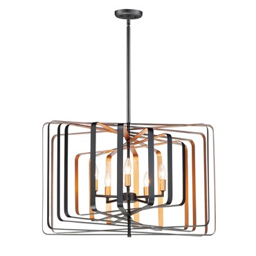 Radial Square Pendant