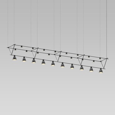 Suspenders Truss Pendant w/ Direct Mount Cylinders
