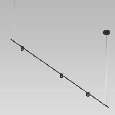 Suspenders Linear Pendant with Direct Mount Cylinder Lights