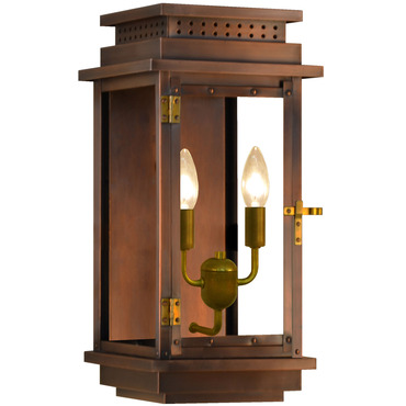 Contempo Flush Outdoor Wall Light | The CopperSmith at Lightology Contempo Flush Outdoor Wall Light
