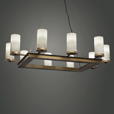 Radius Rectangle Chandelier | UltraLights at Lightology Radius Rectangle Chandelier