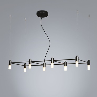 Quadrante Linear Chandelier | Tooy at Lightology Quadrante Linear Chandelier