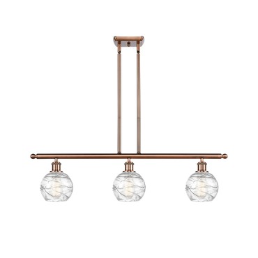 Deco Swirl Linear Pendant | Innovations Lighting at Lightology Deco Swirl Linear Pendant