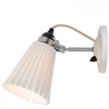 Hector Pleat Switch Wall Sconce | Original BTC at Lightology Hector Pleat Switch Wall Sconce