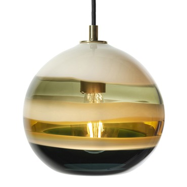 Banded Orb Pendant | Siemon & Salazar at Lightology Banded Orb Pendant