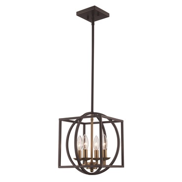 Geometric Cage Pendant | Trans Globe at Lightology Geometric Cage Pendant
