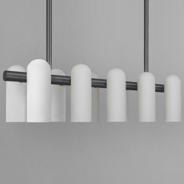 Odyssey Linear Chandelier | Schwung Home at Lightology Odyssey Linear Chandelier