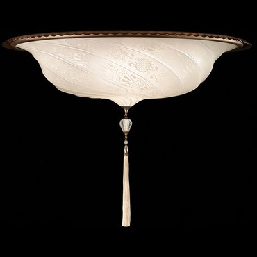 Scudo Saraceno Glass Ceiling Light Fixture