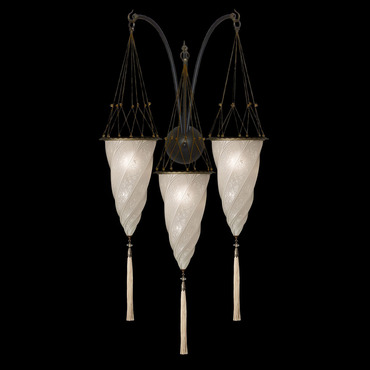Cesendello Glass Triple Arc Wall Sconce