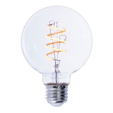 Nostalgic G25 Med Spiral Globe 4W 120V 2200K 85CRI 2-PACK | Bulbrite at Lightology Nostalgic G25 Med Spiral Globe 4W 120V 2200K 85CRI 2-PACK