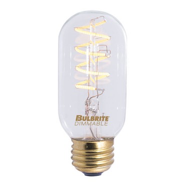 Nostalgic T14 Med Base Spiral Tube 4W 120V 2200K 2-PACK | Bulbrite at Lightology Nostalgic T14 Med Base Spiral Tube 4W 120V 2200K 2-PACK