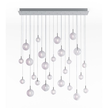 Dark & Bright Star Linear Chandelier