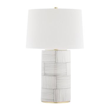 Borneo Table Lamp | Hudson Valley Lighting at Lightology Borneo Table Lamp